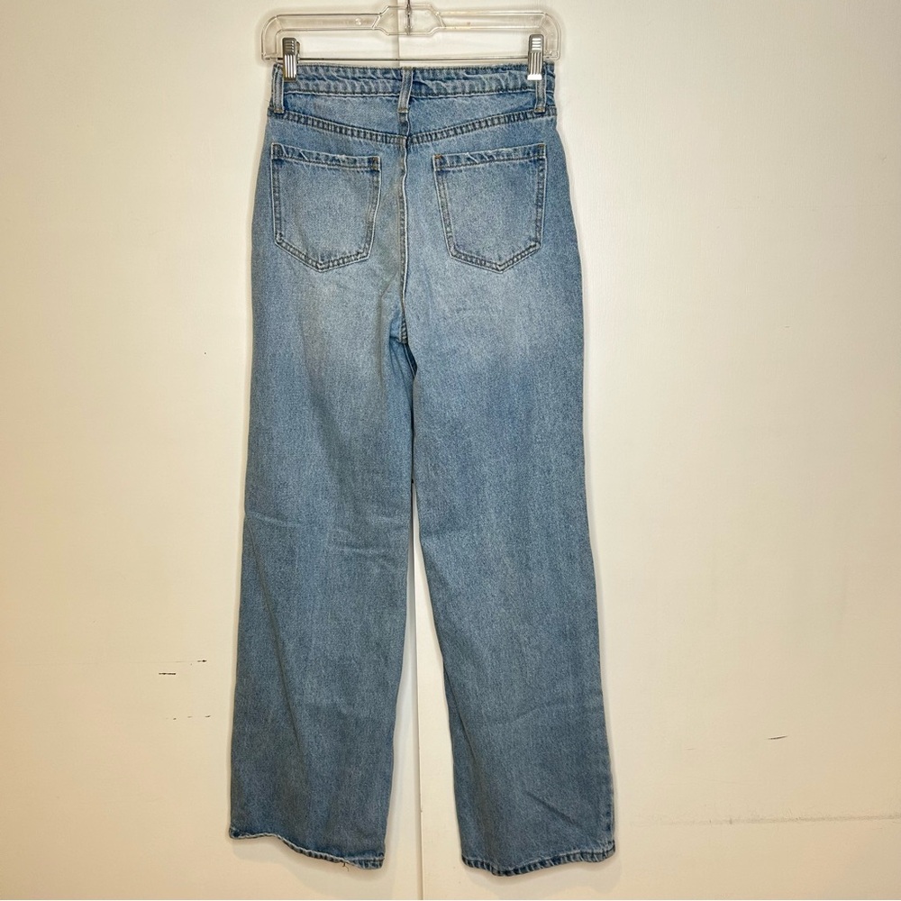BP. Jeans High Rise Wide Leg Ripped - Picture 2 of 7